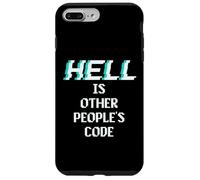 Hell is Other People Code Funny Coding Programmatore di computer Custodia per iPhone 7 Plus/8 Plus