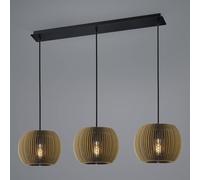 HELL Lampada a sospensione Layer in cartone, rotonda, a 3 luci HELL