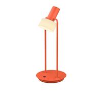 HELL Lampada da tavolo LED Banji, arancione, altezza 37 cm, touch dimmer HELL
