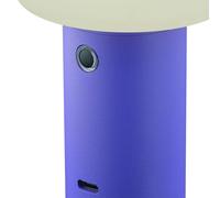 HELL Lampada da tavolo LED Tiny-B, viola, altezza 13 cm, IP54, USB HELL