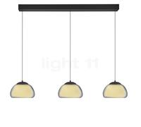 HELL Luxxo lampada a sospensione LED, squadrata, 3 luci, 20636/3-06, Luxxo [Lampade per Interni > Lampade a Sospensione]