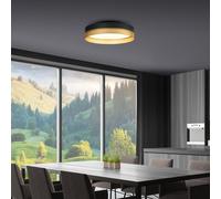 Hell Mesh Lampada da soffitto LED, nero/dorato - 45 cm