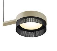HELL Mesh lampada LED sospens. 3 luci dimmer sab/nero HELL