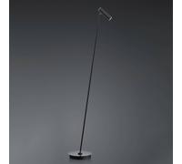 HELL Lampada da terra Tom LED dimmerabile, nero
