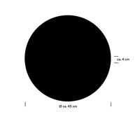 HELL Plafoniera LED Stella, antracite, Ø 45 cm, CCT HELL