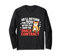 He'll Return The Toy After You Sign The Snack Contract Maglia a Manica