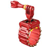 Hell Rider - Supporto robusto per GoPro, DJI, Akaso, Insta360 | Montaggio per moto, bici e veicoli sportivi | Per tubi Ø 15-42 mm, espandibile fino a 200 mm | Antivibrazione e protezione in silicone