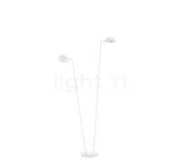 Hell Samy Lampada da terra LED 2 fuochi, bianco - 130 cm