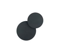 Hell Tilda Lampada da parete LED rotonda - 2 fuochi, nero