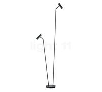 Hell Tom Lampada da terra LED 2 fuochi, nero - 180 cm