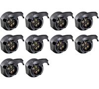 Hella 10x Presa 7pol 7 Pin 12V 16A Gancio di Traino Rimorchio Auto Ruolotte