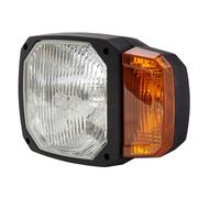 HELLA 1EA 328 450-011 Faro principale, 12V, Montaggio, interno, colore diffusore luce giallo, Spina Spina DEUTSCH, anteriore Sx