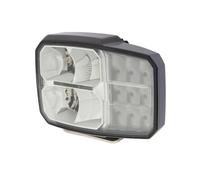 HELLA 1EE 996 374-011 LED-Faro principale, C140, 24/12V, Montaggio, esterno, colore diffusore luce trasparente, Spina Spina DEUTSCH, anteriore Sx
