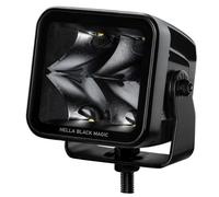 HELLA 1FA 358 176-861 LED-Faro di profondità, Black Magic Cube 3.2", 12/24V, Montaggio, esterno/avvitato, Illuminazione a lungo raggio, Cavo 500mm, Spina Spina DEUTSCH
