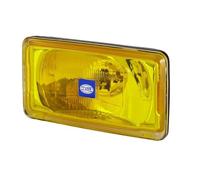 HELLA 1FB 005 860-261 Alogeno-Faro di profondità, Comet 450, 12V, rettangolare, avvitato, Lente diffusore con struttura, colore diffusore luce giallo, Dx/Sx