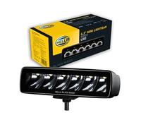HELLA 1FB 358 176-211 LED-Faro di profondità, Black Magic Mini Lightbar 6.2", 12/24V, Montaggio, esterno, Illuminazione a lungo raggio, Cavo 800mm, Spina estremità del cavo aperta
