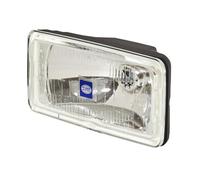 HELLA 1FD 005 700-451 Alogeno-Faro di profondità, Comet 550, 12V, rettangolare, Numero di riferimento 17.5, avvitato, Lente diffusore con struttura, colore diffusore luce cristallino, Dx/Sx