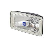HELLA 1FD 005 700-471 Alogeno-Faro di profondità, Comet 550, 12V, rettangolare, Numero di riferimento 17.5, avvitato, Lente diffusore con struttura, colore diffusore luce cristallino, Dx/Sx
