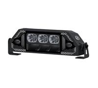 HELLA 1FF 359 100 - 031 LED Lightbar - DynaRay Double Row 10" - 12/24 V - 1100 lm - Slim - Numero di riferimento: 30 - ECE - Vetro trasparente - Bianco - Colore della luce: bianco/giallo (ambra