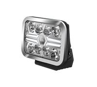 HELLA VALUEFIT LED Faro di profondità - Blade Chrome RE 9" - 12V / 24V - rettangolare - Numero di riferimento: 25 - cristallino - Colore luce: bianco/ambra - Cavo: 500mm - 1FJ 357 199-081