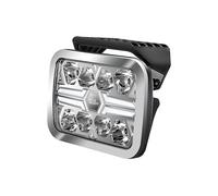 HELLA VALUEFIT LED Faro di profondità - Blade Chrome RE 9" - 12V / 24V - rettangolare - Numero di riferimento: 25 - cristallino - Colore luce: bianco/ambra - Cavo: 500mm - 1FJ 357 199-091