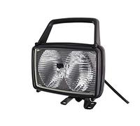 HELLA Alogeno Faro da lavoro - Double-Beam - 12V / 24V - Raccordo a vite/Montaggio, esterno - Fissaggio a quattro punti - Illuminazione campo vicino - Cavo: 250mm - 1GA 006 991-021