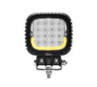 HELLA 1GA 357 109-231 LED-Faro da lavoro S5000 2.0 - 12/24V - 5000lm - Montaggio, esterno - Sistema di stiratura - Illuminazione a lungo raggio - Cavo: 300mm - Quantità: 1
