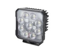 HELLA VALUEFIT 1GA 357 112-012 LED-Faro da lavoro, TS3000, 12/24V, 3000lm, avvitato/Montaggio, esterno, Illuminazione campo vicino, Cavo 3000mm, Spina estremità del cavo aperta