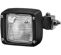 HELLA 1GA 996 083-011 Alogeno-Faro da lavoro, Ultra Beam, 12/24V, Montaggio, esterno/avvitato, per fissaggio orizzontale, Illuminazione campo vicino, Spina AMP