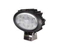 HELLA 1GA 996 661-041 LED-Faro da lavoro, Oval 100 Thermo Pro, 24/12V, 1700lm, Montaggio, esterno/avvitato, arco di montaggio orientabile, Illuminazione campo vicino, Spina Spina DEUTSCH