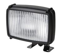 HELLA 1GB 006 991-441 Alogeno-Faro da lavoro, Double-Beam, 12V, Montaggio, esterno/Raccordo a vite, Fissaggio a 4 punti, Illuminazione campo vicino, Spina estremità del cavo aperta