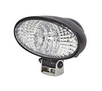 HELLA 1GB 996 186-051 Alogeno-Faro da lavoro, Oval 90, 12V, Montaggio, esterno/avvitato, verticale/arco di montaggio orientabile, Illuminazione campo vicino, Spina Spina Schuko
