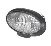 HELLA 1GB 996 186-061 Alogeno-Faro da lavoro, Oval 90, 12V, Montaggio, interno/Raccordo a vite, Fissaggio a 4 punti, Illuminazione campo vicino, Spina Spina Schuko