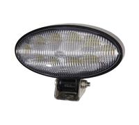 HELLA 1GB 996 486-001 LED-Faro da lavoro, Oval 90 Gen. II, 24/12V, 5000lm, Montaggio, esterno/avvitato, arco di montaggio orientabile, Illuminazione campo vicino, Spina Spina DEUTSCH
