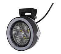 HELLA LED Faro da lavoro - Mega Beam Gen. IV - 24V / 12V - 2500lm - Montaggio, esterno/avvitato - Pendente/Sospeso - Illuminazione campo vicino - Cavo: 190mm - Spina: Spina DEUTSCH - 1GM 996 136-511
