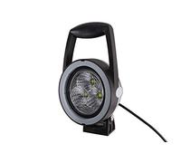 HELLA 1GM 996 136-521 LED-Faro da lavoro, Mega Beam Gen. IV, 12/24V, 2500lm, Montaggio, esterno/avvitato, verticale, Illuminazione campo vicino, Cavo 2000mm, Spina estremità del cavo aperta