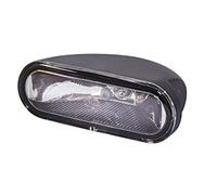 HELLA 1NA 008 284-001 Alogeno/FF-Fendinebbia, FF 75, 12V, rettangolare, avvitato, Lente diffusore cristallina, colore diffusore luce cristallino, Dx/Sx