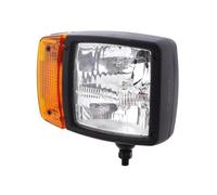 HELLA 1SA 996 120-041 Faro principale, 24V, Montaggio, esterno, colore diffusore luce giallo, Spina AMP, anteriore Dx