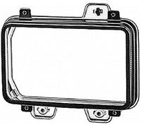 HELLA 1VB 005 444-037 Alloggiamento faro - ECE - Sx/Dx