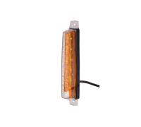 HELLA 2BA 012 846-021 Indicatore direzione, LED, 12V, Montaggio, esterno/avvitato, colore diffusore luce cristallino, Cavo 400mm, Spina estremità del cavo aperta, anteriore, Quantità 1