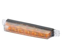 HELLA 2BA 012 846-201 Indicatore direzione, LED, 24V, Montaggio, esterno/avvitato, colore diffusore luce cristallino, Cavo 400mm, Spina estremità del cavo aperta, anteriore, Quantità 1
