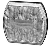 HELLA 2BA 013 330-011 Indicatore direzione, Shapeline Tech, LED, 24/12V, avvitato/Montaggio, interno, colore diffusore luce cristallino, Spina AMP, 2a... poli, anteriore Sx/anteriore Dx