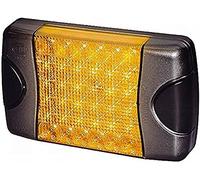 HELLA Indicatore direzione - DuraLED - LED - 24V / 12V - Montaggio, esterno/avvitato - ADR/GGVS - Colore diffusore luce: cristallino - Cavo: 2500mm - 2BA 980 607-701