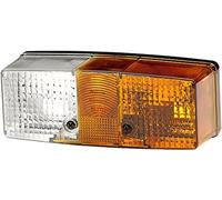 HELLA 2BE 003 184-061 Indicatore direzione, Alogeno, 12/24V, Montaggio, esterno/Raccordo a vite, Spina Spina piatta, Dx, Quantità 1