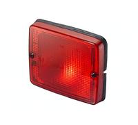 HELLA 2DA 003 236-397 Luce supplementare freno, Alogeno, 12/24V, Montaggio, interno, colore diffusore luce rosso, Spina Contatto crimpato, posteriore