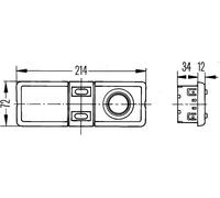 Hella 2JA 006 447-041 Luci Interne - Alogena - 12/24V