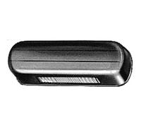 HELLA 2KA 001 389-107 Luce targa - 12/24V - Montaggio, esterno - Colore diffusore luce: cristallino - Spina: Spina piatta - posteriore/Sx/Dx