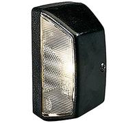 Hella Luce targa 2KA 003 389-062 – Alogeno 12/24V, diffusore cristallino, spina piatta