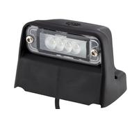 HELLA 2KA 010 278-051 Luce targa, LED, 24V, avvitato/Montaggio, esterno, colore diffusore luce cristallino, Cavo 500mm, Spina EASYCONN, Attacco laterale/Esterno, Quantità 1