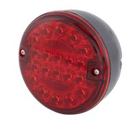 HELLA VALUEFIT 2NE 357 026-231 Retronebbia, LED, 24/12V, Montaggio, esterno, colore diffusore luce rosso, Cavo 300mm, Spina Spina piatta, posteriore